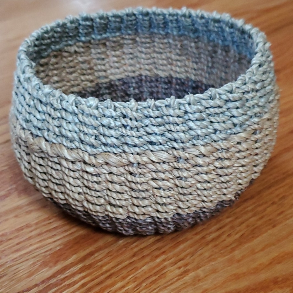 Woven basket - like new!